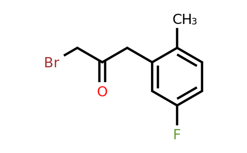 1805703-24-5 | 1-Bromo-3-(5-fluoro-2-methylphenyl)propan-2-one