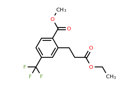 1805703-30-3 | Methyl 2-(3-ethoxy-3-oxopropyl)-4-(trifluoromethyl)benzoate