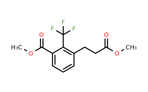 1805703-35-8 | Methyl 3-(3-methoxy-3-oxopropyl)-2-(trifluoromethyl)benzoate