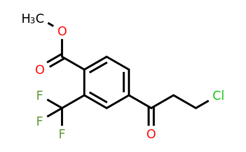 1805703-63-2 | Methyl 4-(3-chloropropanoyl)-2-(trifluoromethyl)benzoate