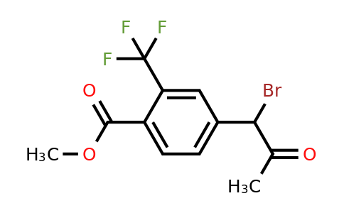 1805703-76-7 | Methyl 4-(1-bromo-2-oxopropyl)-2-(trifluoromethyl)benzoate