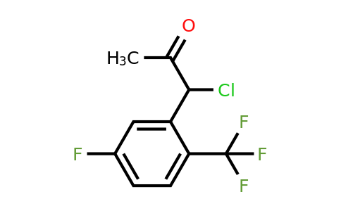1805703-93-8 | 1-Chloro-1-(5-fluoro-2-(trifluoromethyl)phenyl)propan-2-one