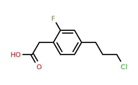 1805704-67-9 | 4-(3-Chloropropyl)-2-fluorophenylacetic acid