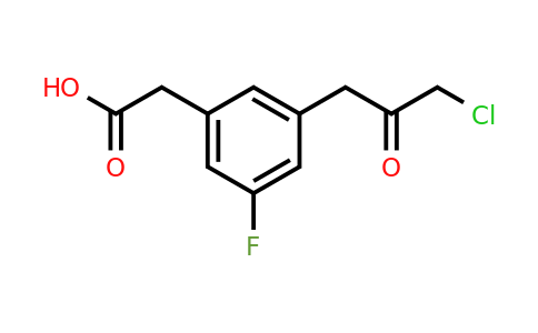 1805704-77-1 | 3-(3-Chloro-2-oxopropyl)-5-fluorophenylacetic acid