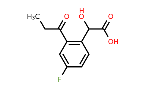 1805704-81-7 | 4-Fluoro-2-propionylmandelic acid