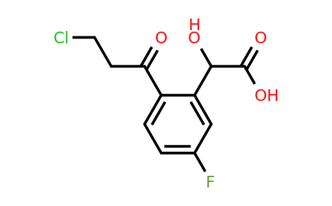 1805704-84-0 | 2-(3-Chloropropanoyl)-5-fluoromandelic acid