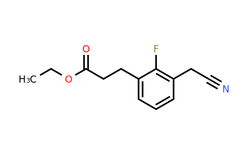 1805704-89-5 | Ethyl 3-(3-(cyanomethyl)-2-fluorophenyl)propanoate