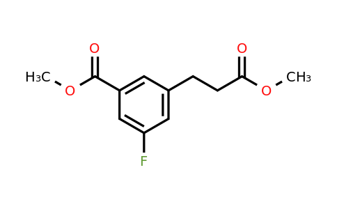 1805705-01-4 | Methyl 3-fluoro-5-(3-methoxy-3-oxopropyl)benzoate