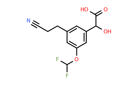 1805705-93-4 | 3-(2-Cyanoethyl)-5-(difluoromethoxy)mandelic acid