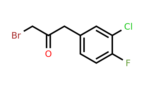 1805705-99-0 | 1-Bromo-3-(3-chloro-4-fluorophenyl)propan-2-one