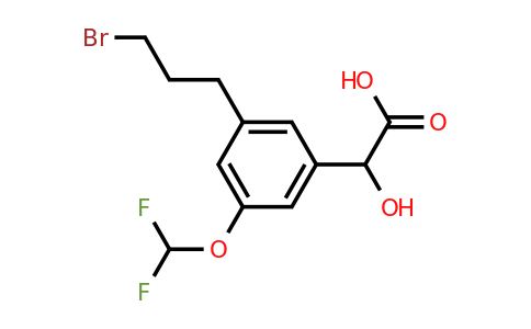 1805706-01-7 | 3-(3-Bromopropyl)-5-(difluoromethoxy)mandelic acid