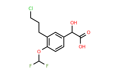 1805706-09-5 | 3-(3-Chloropropyl)-4-(difluoromethoxy)mandelic acid