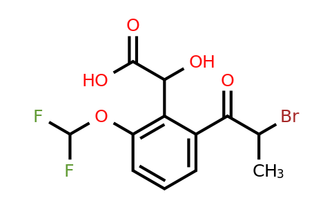 1805706-28-8 | 2-(2-Bromopropanoyl)-6-(difluoromethoxy)mandelic acid