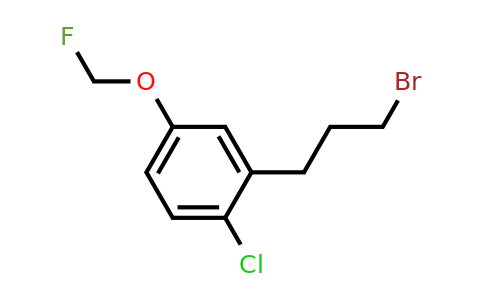 1805706-47-1 | 1-(3-Bromopropyl)-2-chloro-5-(fluoromethoxy)benzene