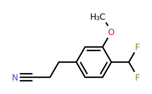 1805706-61-9 | 4-(Difluoromethyl)-3-methoxyphenylpropanenitrile