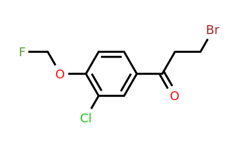 1805706-72-2 | 3-Bromo-1-(3-chloro-4-(fluoromethoxy)phenyl)propan-1-one