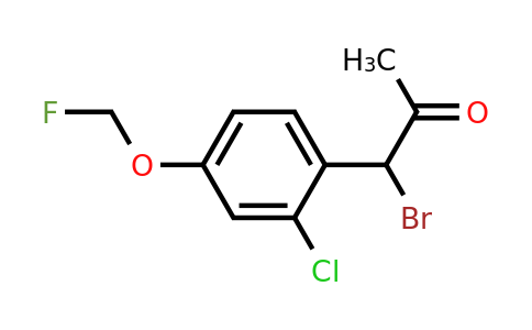 1805706-94-8 | 1-Bromo-1-(2-chloro-4-(fluoromethoxy)phenyl)propan-2-one