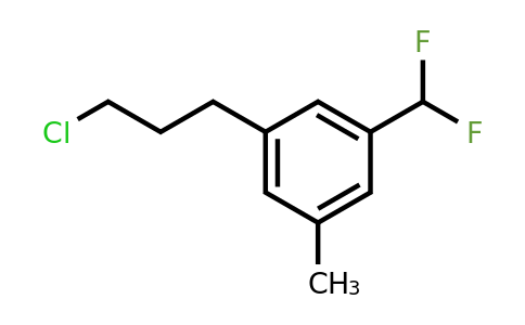 1805707-16-7 | 3-(3-Chloropropyl)-5-(difluoromethyl)toluene