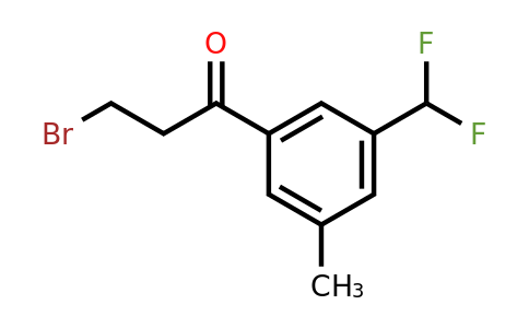 1805707-38-3 | 3-Bromo-1-(3-(difluoromethyl)-5-methylphenyl)propan-1-one