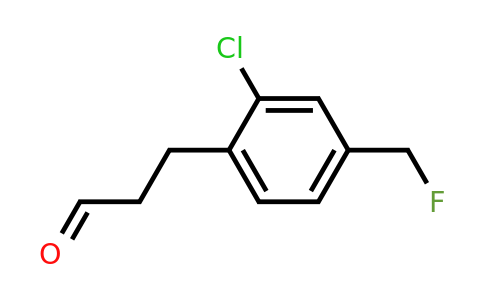 1805707-78-1 | 3-(2-Chloro-4-(fluoromethyl)phenyl)propanal
