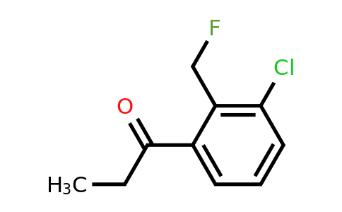 1805707-88-3 | 1-(3-Chloro-2-(fluoromethyl)phenyl)propan-1-one