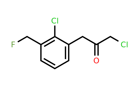 1805708-11-5 | 1-Chloro-3-(2-chloro-3-(fluoromethyl)phenyl)propan-2-one