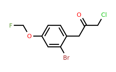 1805708-30-8 | 1-(2-Bromo-4-(fluoromethoxy)phenyl)-3-chloropropan-2-one