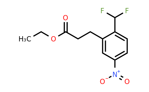 1805708-42-2 | Ethyl 2-(difluoromethyl)-5-nitrophenylpropanoate