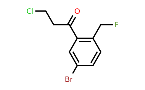 1805708-76-2 | 1-(5-Bromo-2-(fluoromethyl)phenyl)-3-chloropropan-1-one