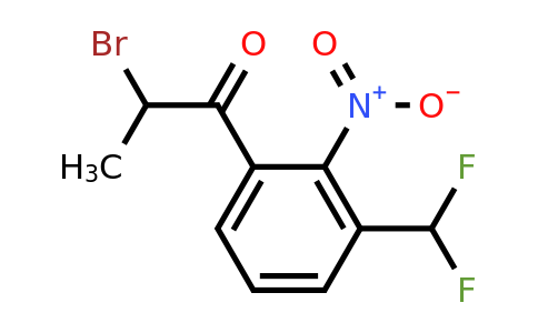 1805708-80-8 | 2-Bromo-1-(3-(difluoromethyl)-2-nitrophenyl)propan-1-one