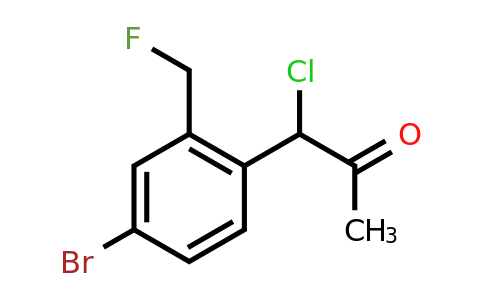 1805708-98-8 | 1-(4-Bromo-2-(fluoromethyl)phenyl)-1-chloropropan-2-one