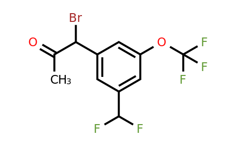 1805709-31-2 | 1-Bromo-1-(3-(difluoromethyl)-5-(trifluoromethoxy)phenyl)propan-2-one