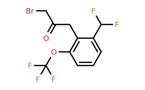 1805709-38-9 | 1-Bromo-3-(2-(difluoromethyl)-6-(trifluoromethoxy)phenyl)propan-2-one