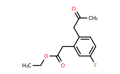 1805709-66-3 | Ethyl 5-fluoro-2-(2-oxopropyl)phenylacetate