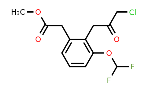 1805709-93-6 | Methyl 2-(3-chloro-2-oxopropyl)-3-(difluoromethoxy)phenylacetate