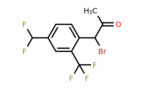 1805710-07-9 | 1-Bromo-1-(4-(difluoromethyl)-2-(trifluoromethyl)phenyl)propan-2-one