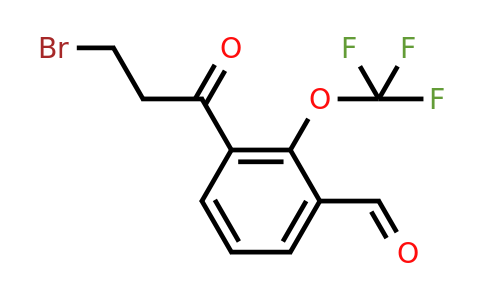 1805710-53-5 | 3-(3-Bromopropanoyl)-2-(trifluoromethoxy)benzaldehyde