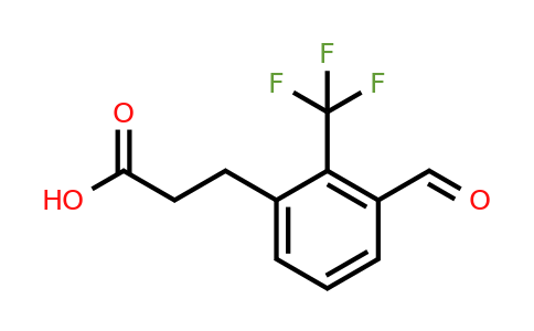 1805710-89-7 | 3-(3-Formyl-2-(trifluoromethyl)phenyl)propanoic acid