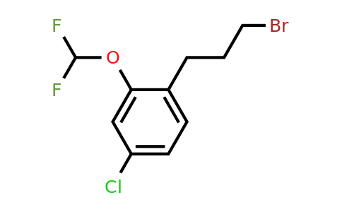 1805712-29-1 | 1-(3-Bromopropyl)-4-chloro-2-(difluoromethoxy)benzene