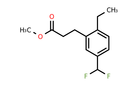 1805712-43-9 | Methyl 5-(difluoromethyl)-2-ethylphenylpropanoate