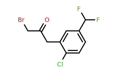 1805712-66-6 | 1-Bromo-3-(2-chloro-5-(difluoromethyl)phenyl)propan-2-one