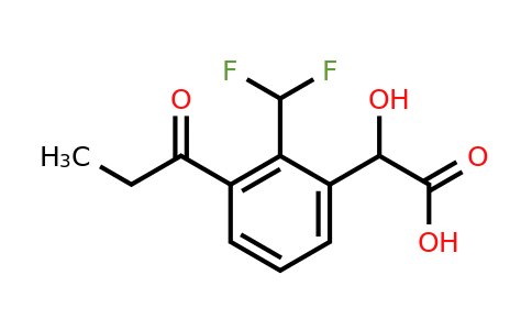 1805713-46-5 | 2-(Difluoromethyl)-3-propionylmandelic acid