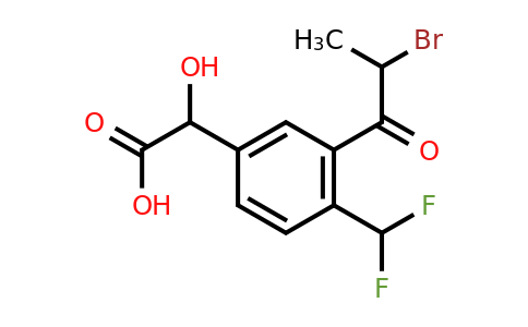 1805713-52-3 | 3-(2-Bromopropanoyl)-4-(difluoromethyl)mandelic acid