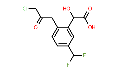 1805713-75-0 | 2-(3-Chloro-2-oxopropyl)-5-(difluoromethyl)mandelic acid