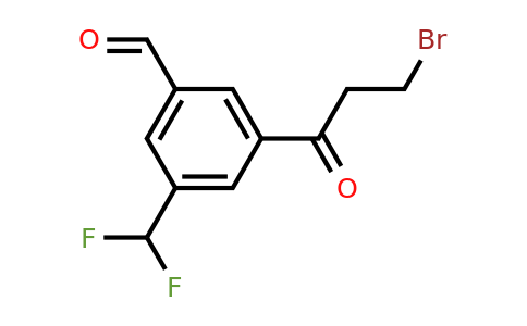 1805714-27-5 | 3-(3-Bromopropanoyl)-5-(difluoromethyl)benzaldehyde