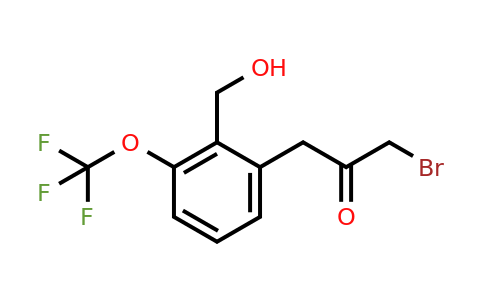 1805714-33-3 | 2-(3-Bromo-2-oxopropyl)-6-(trifluoromethoxy)benzylalcohol
