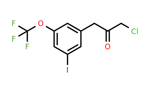 1805714-53-7 | 1-Chloro-3-(3-iodo-5-(trifluoromethoxy)phenyl)propan-2-one