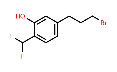 1805714-54-8 | 5-(3-Bromopropyl)-2-(difluoromethyl)phenol