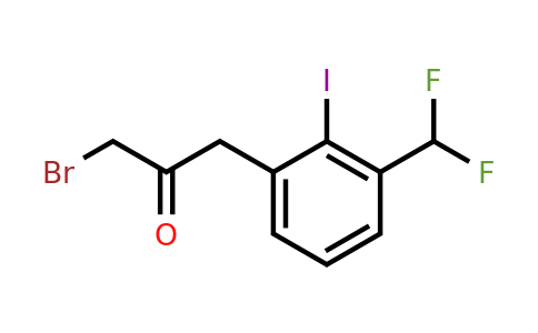 1805714-75-3 | 1-Bromo-3-(3-(difluoromethyl)-2-iodophenyl)propan-2-one