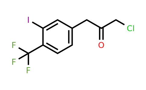 1805714-83-3 | 1-Chloro-3-(3-iodo-4-(trifluoromethyl)phenyl)propan-2-one